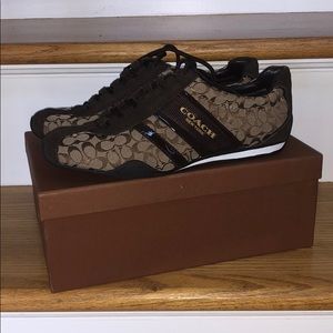 NEW Coach Remonna Signature C/Patent Sneaker